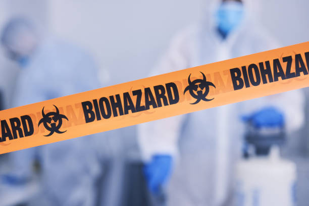 Professional Biohazard Cleanup technician working in Willard, UT